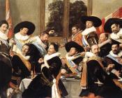 弗朗斯哈尔斯 - Banquet Of The Officers Of The St George Civic Guard Company